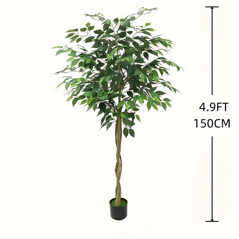 Zijdeachtige Kunstficusboom – Realistisch en Onderhoudsvrij (120–210 cm)