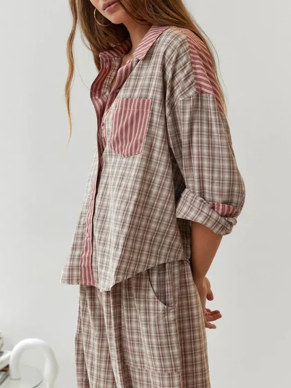 Dames Pyjama Set – Zacht & Comfortabel