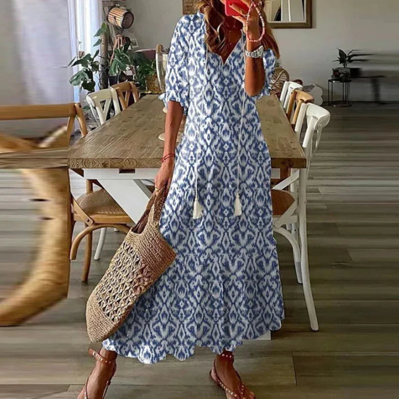 Zomerse Maxi Jurk – Licht, Luchtig en Stijlvol