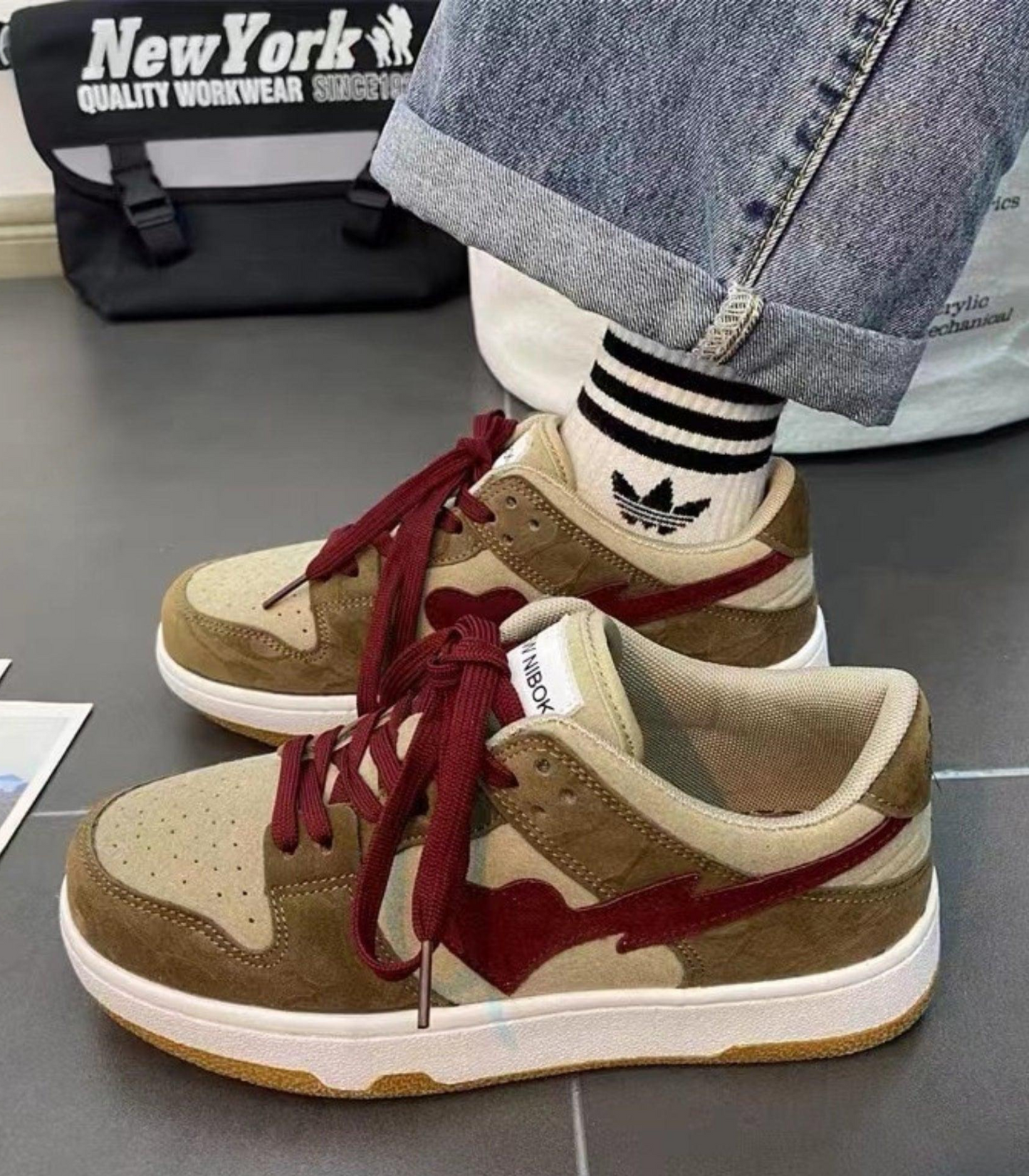 Sneakers met Hartdetail – Comfort en Stijl in Eén