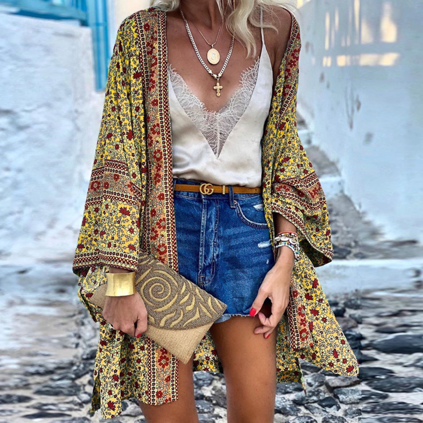 Boho kimono voor dames – luchtig, stijlvol en ideaal voor layering