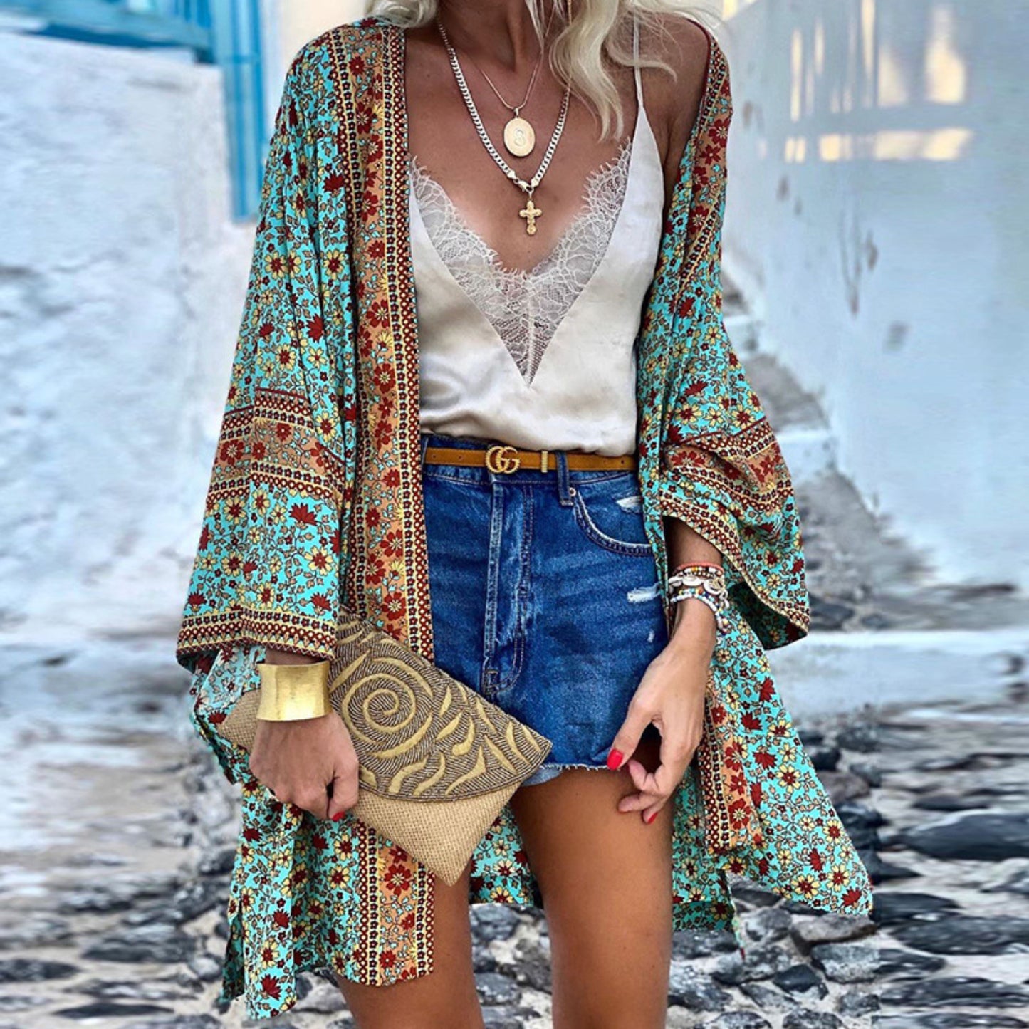 Boho kimono voor dames – luchtig, stijlvol en ideaal voor layering