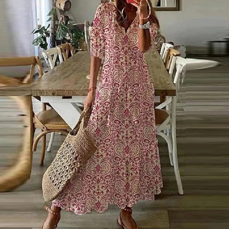 Zomerse Maxi Jurk – Licht, Luchtig en Stijlvol