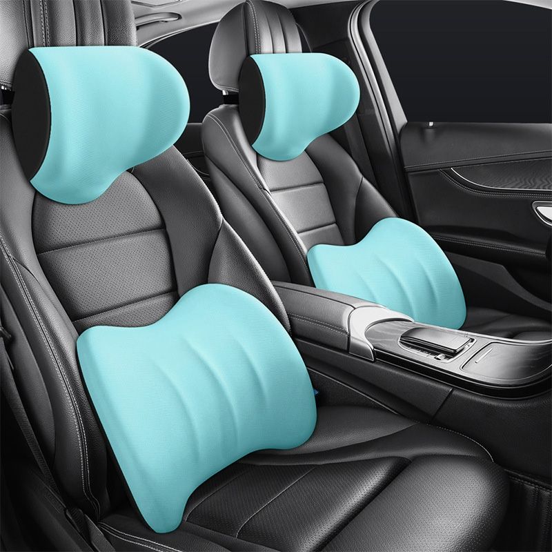 Ergonomische Autokussenset voor Nek en Onderrug – Optimaal Rijcomfort