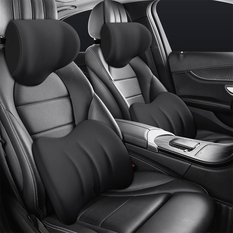 Ergonomische Autokussenset voor Nek en Onderrug – Optimaal Rijcomfort