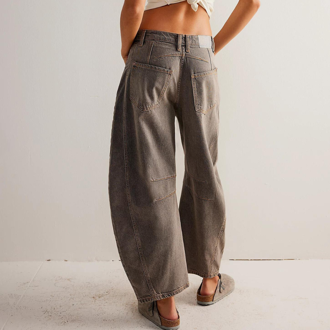Straight Leg Jeans voor Dames – Losse Pasvorm, Tijdloze Look