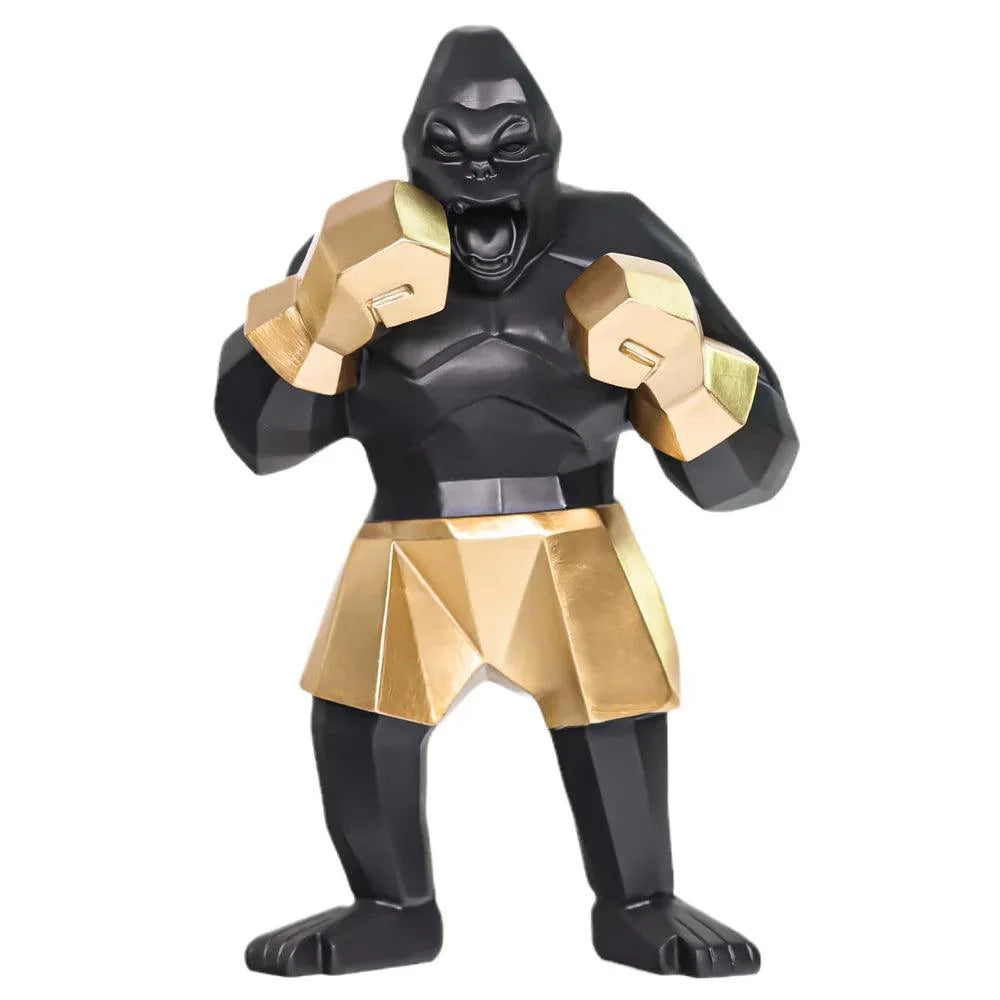 Geometrisch Beeld van een Gorilla – Modern Decoratief Accent