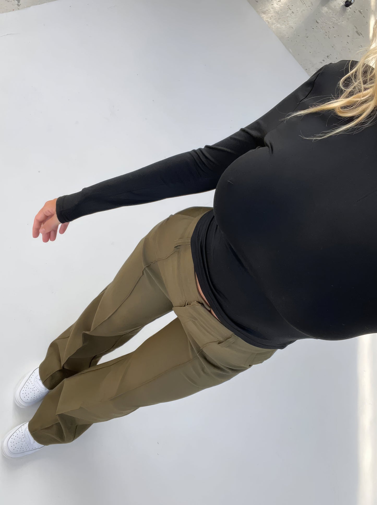 Dames High-Waist Pantalon met Rechte Pijpen – Elegant & Comfortabel