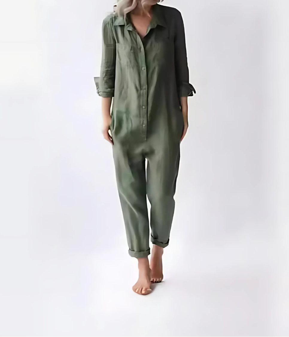 Linnen Jumpsuit voor Dames – Luchtig, Stijlvol & Praktisch