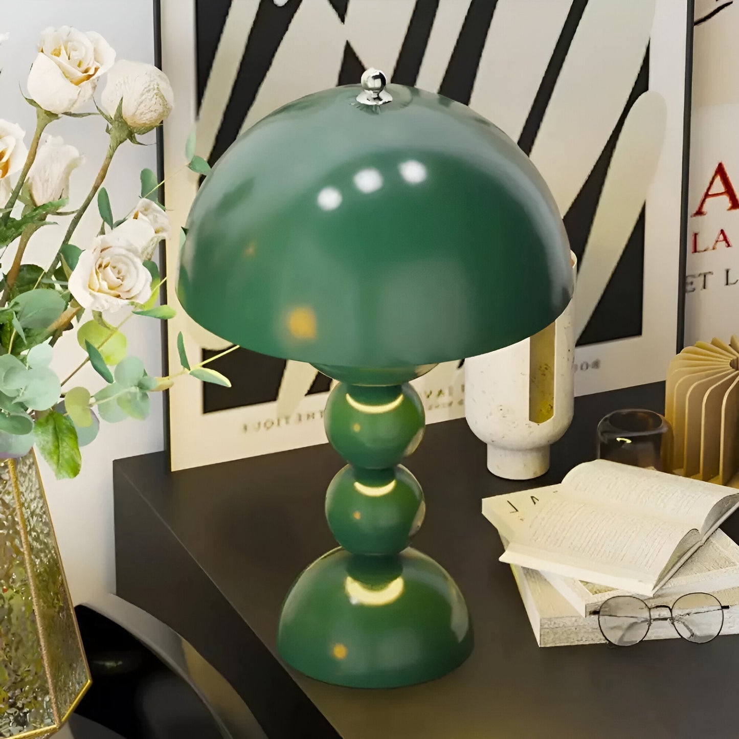 Moderne LED Tafellamp – Draadloos, Draagbaar & Oplaadbaar
