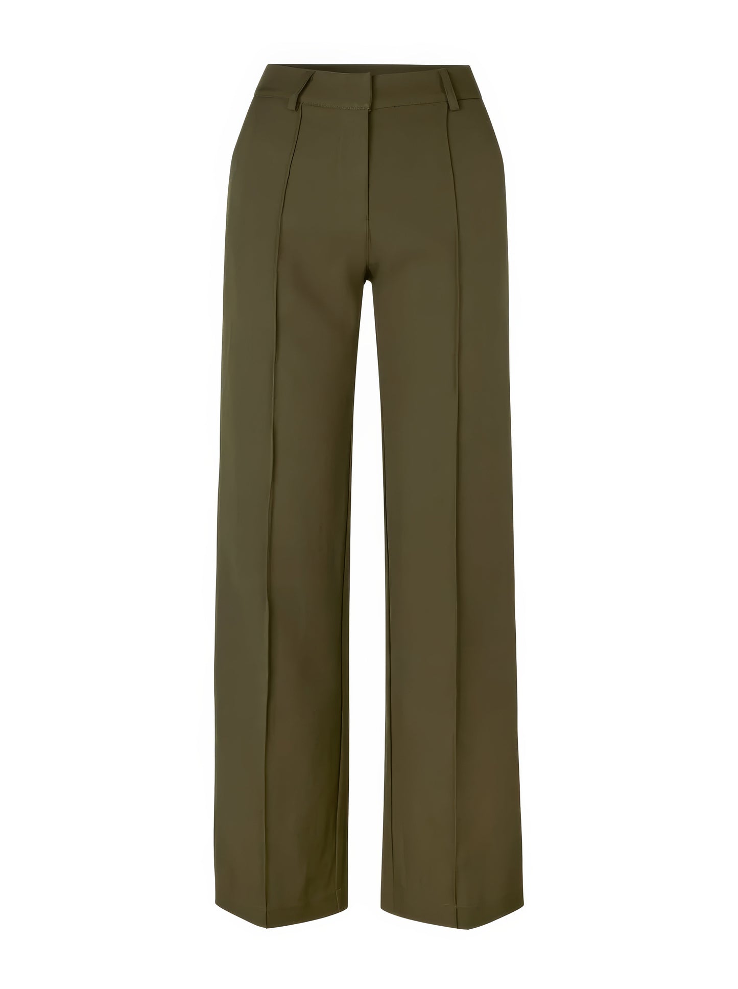 Dames High-Waist Pantalon met Rechte Pijpen – Elegant & Comfortabel