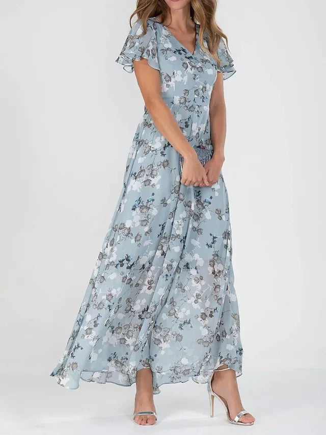 Zomerjurk met Kleurrijke Print – Luchtig en Vrouwelijk