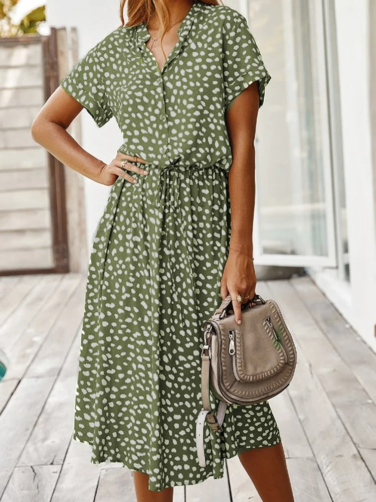 Luchtige Zomerjurk met Print – Comfortabel & Stijlvol