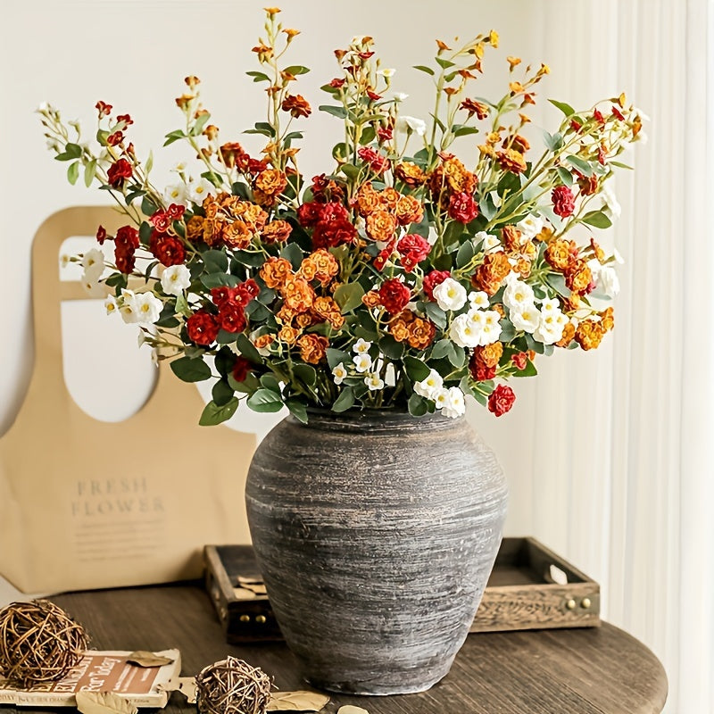 Set van 16 Levensechte Kunstrozen – 75 cm Hoog