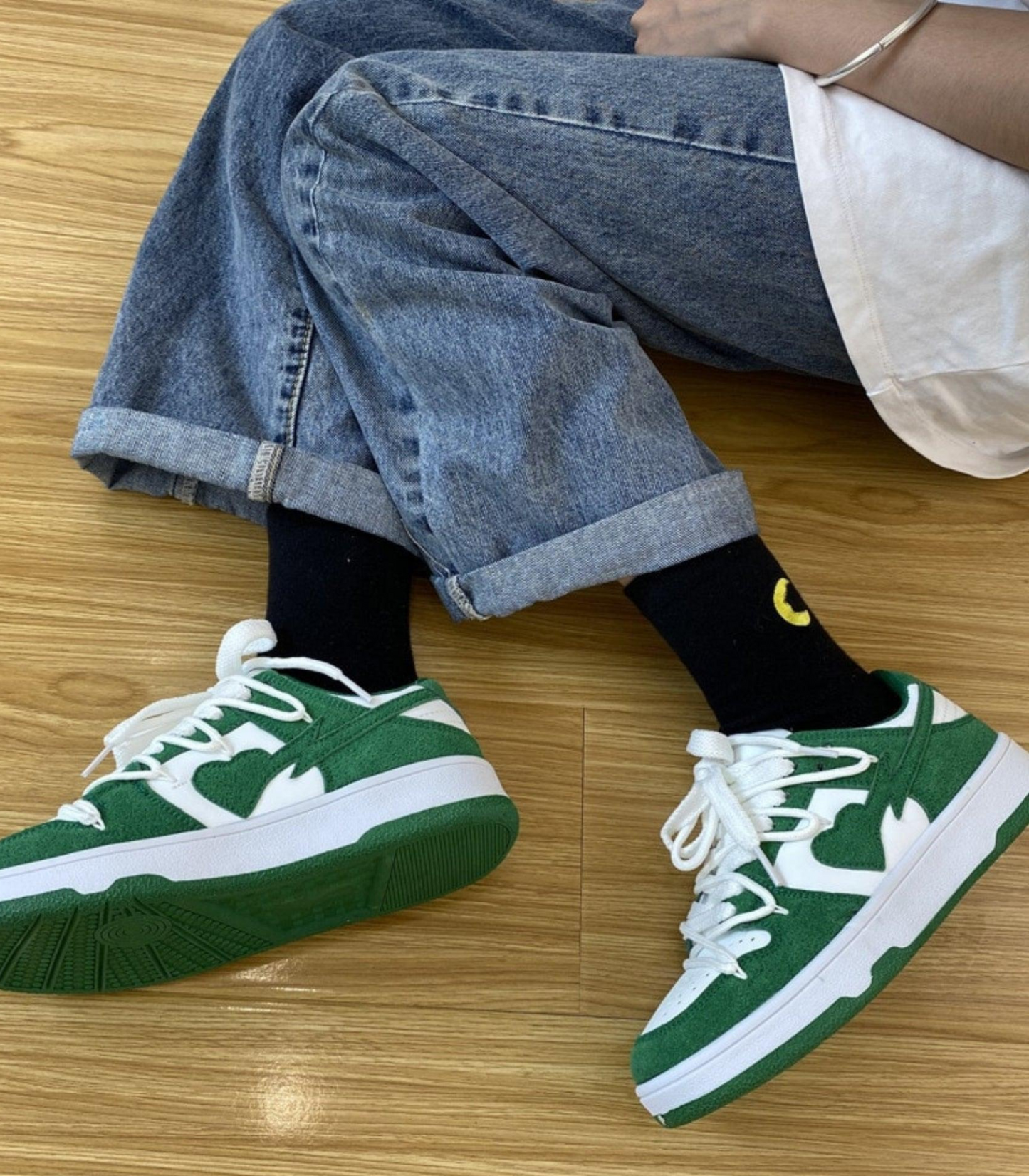 Sneakers met Hartdetail – Comfort en Stijl in Eén