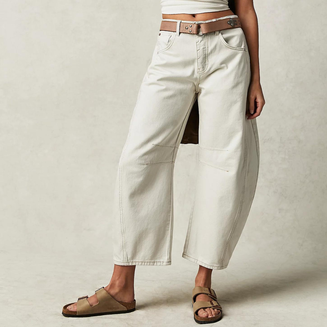 Straight Leg Jeans voor Dames – Losse Pasvorm, Tijdloze Look