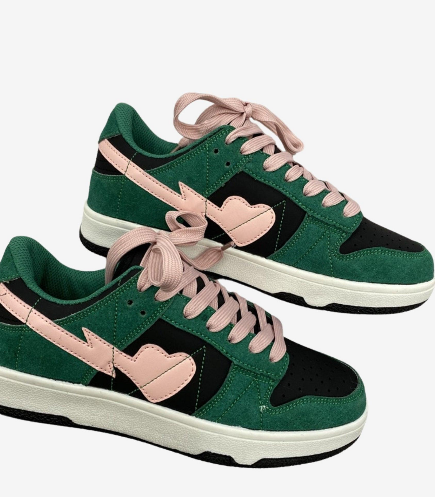 Sneakers met Hartdetail – Comfort en Stijl in Eén