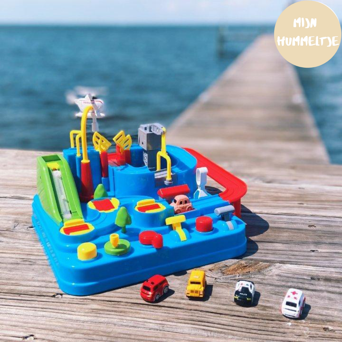 Mechanische Racebaan met Educatief Auto Speelgoed en Accessoires
