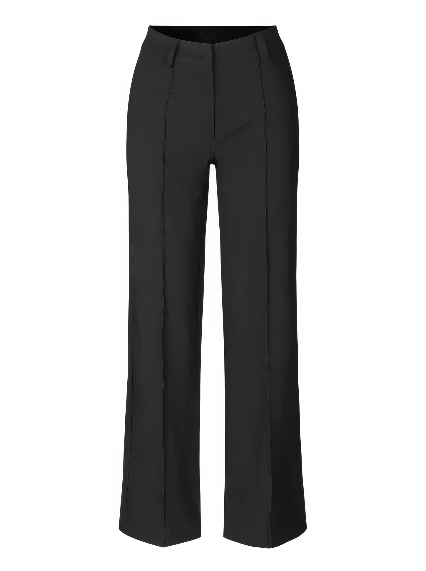 Dames High-Waist Pantalon met Rechte Pijpen – Elegant & Comfortabel
