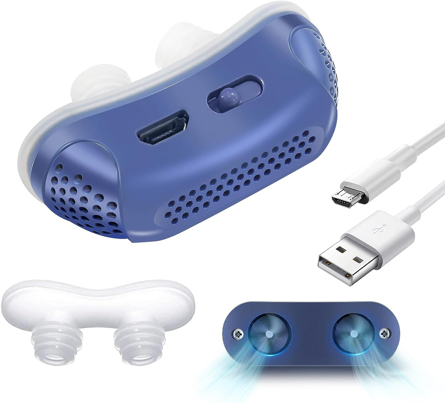 Draagbaar Anti-Snurk Apparaat bij Slaapapneu - Micro CPAP