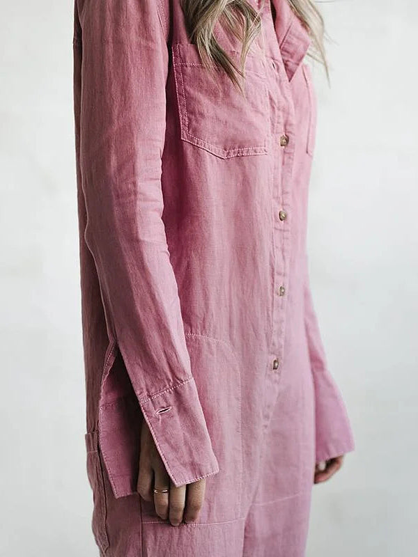 Linnen Jumpsuit voor Dames – Luchtig, Stijlvol & Praktisch