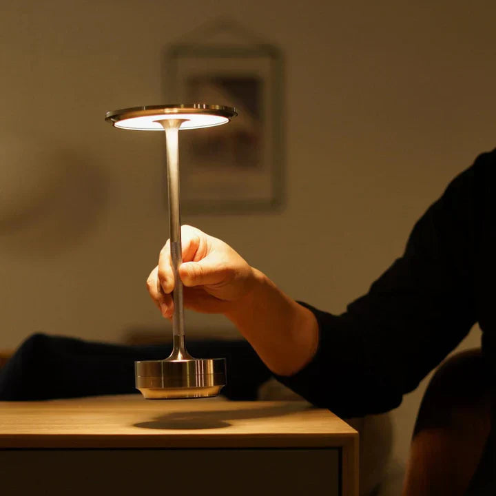 Draadloze LED Tafellamp – Oplaadbaar, Dimbaar & Sfeervol Verlichting