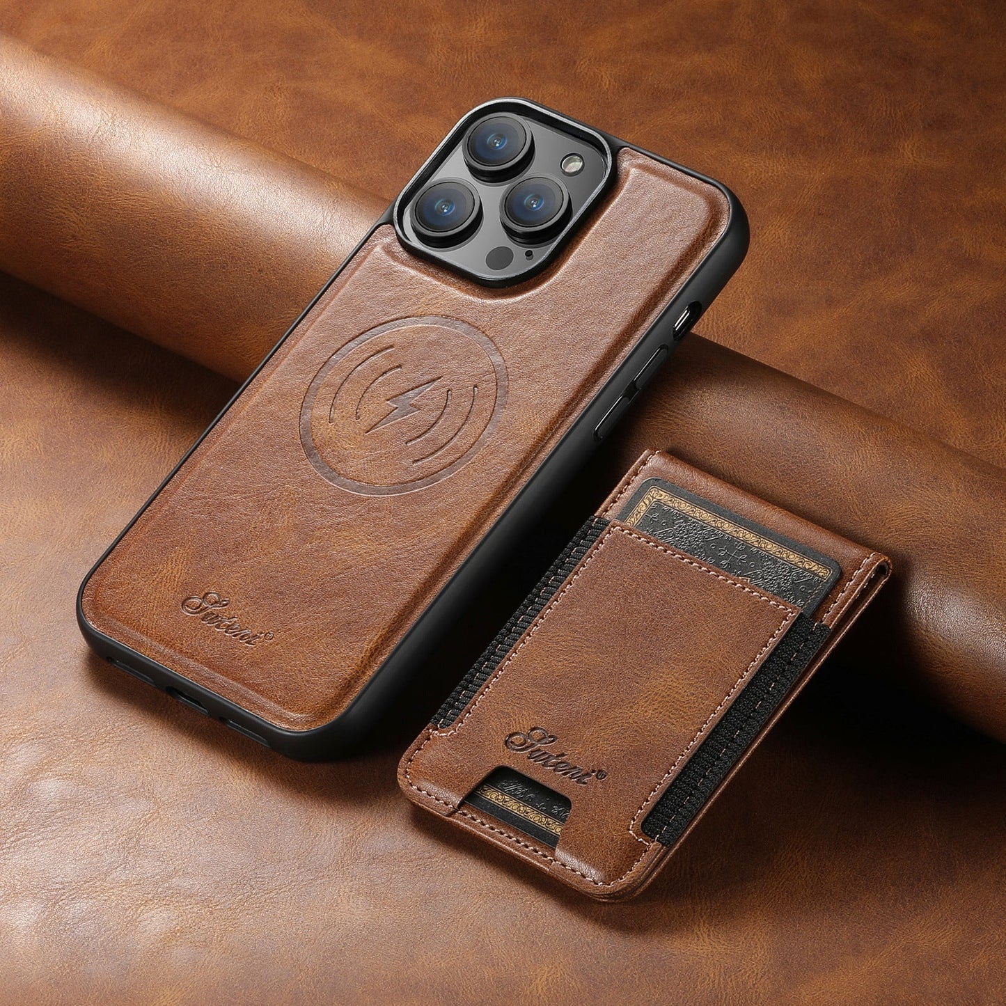 Premium Telefoonhoesje met Kaartvak – Luxe & Praktisch Design