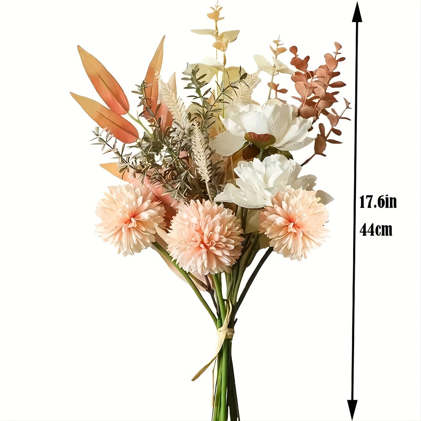 Elegante Zijdebloemen Set van 44 cm – Kunstmatige Bloemstukken