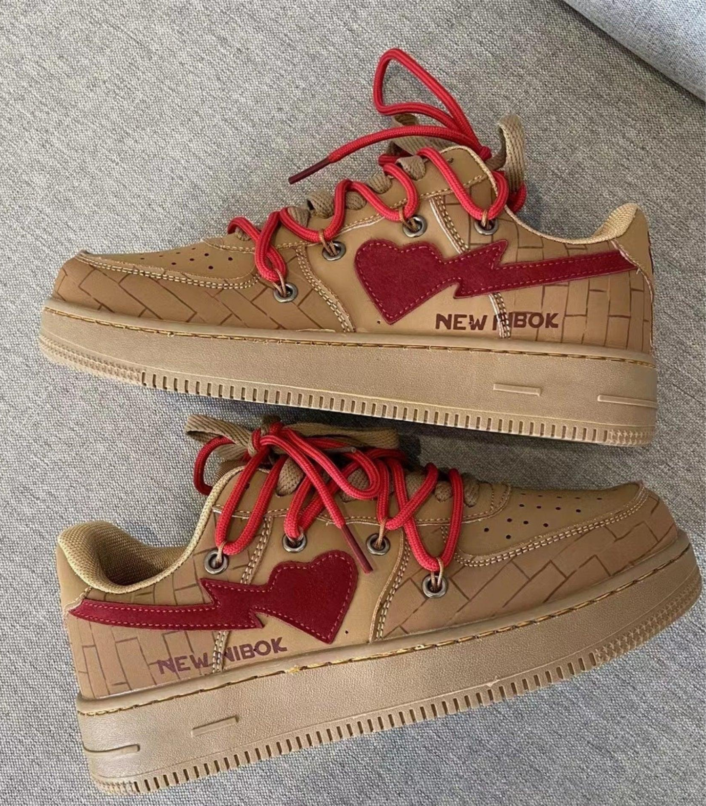 Sneakers met Hartdetail – Comfort en Stijl in Eén
