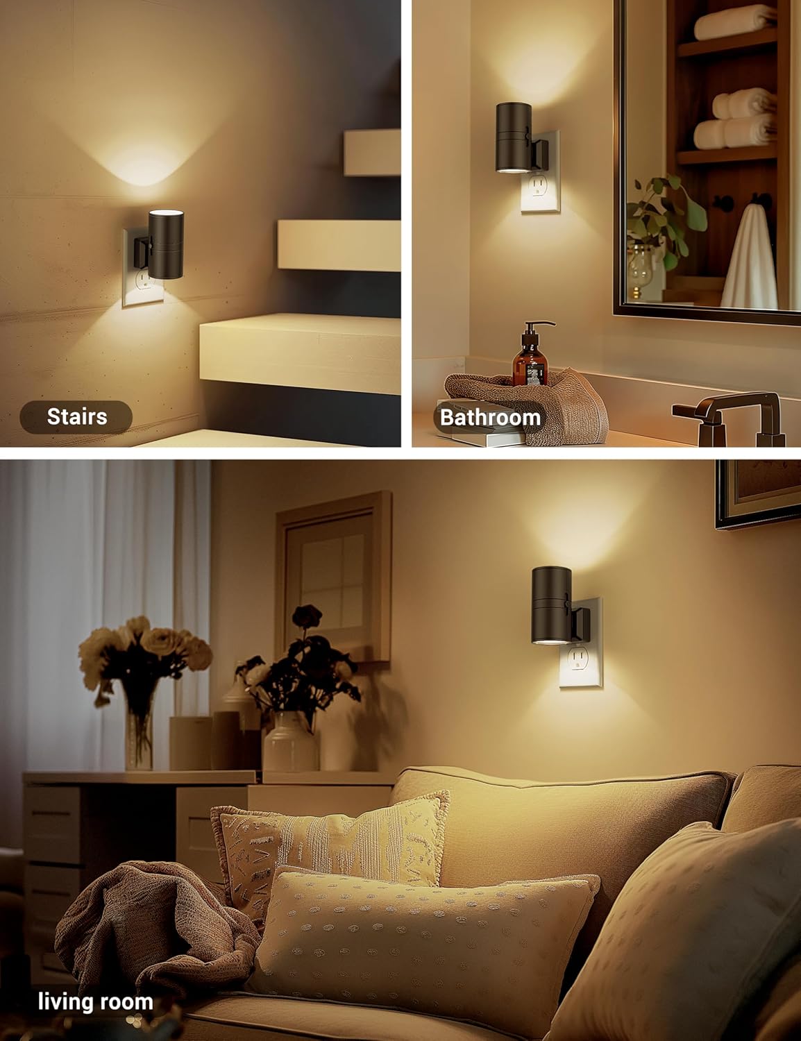 LED Nachtlamp met Schemersensor – Dimbaar & Energiezuinig