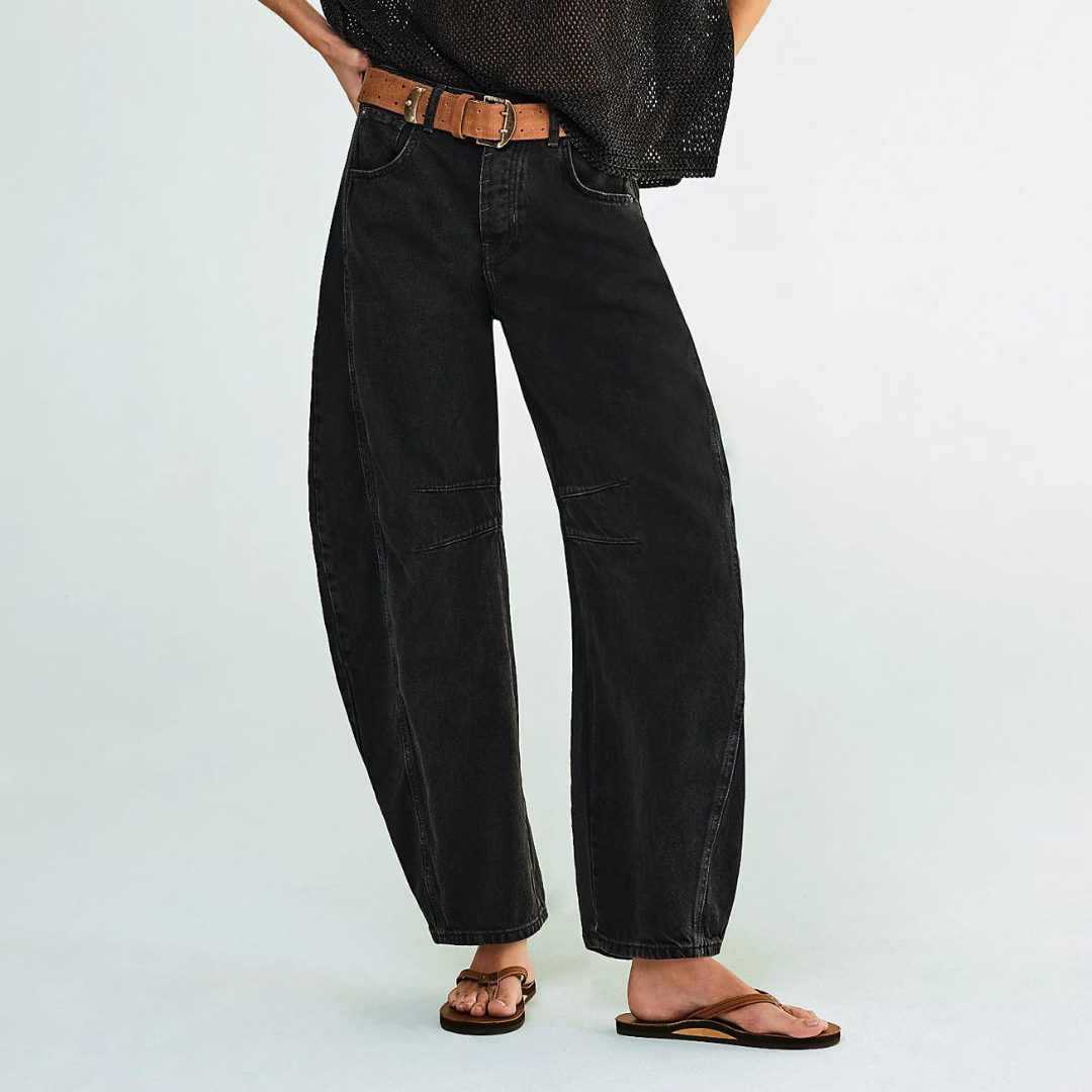 Straight Leg Jeans voor Dames – Losse Pasvorm, Tijdloze Look