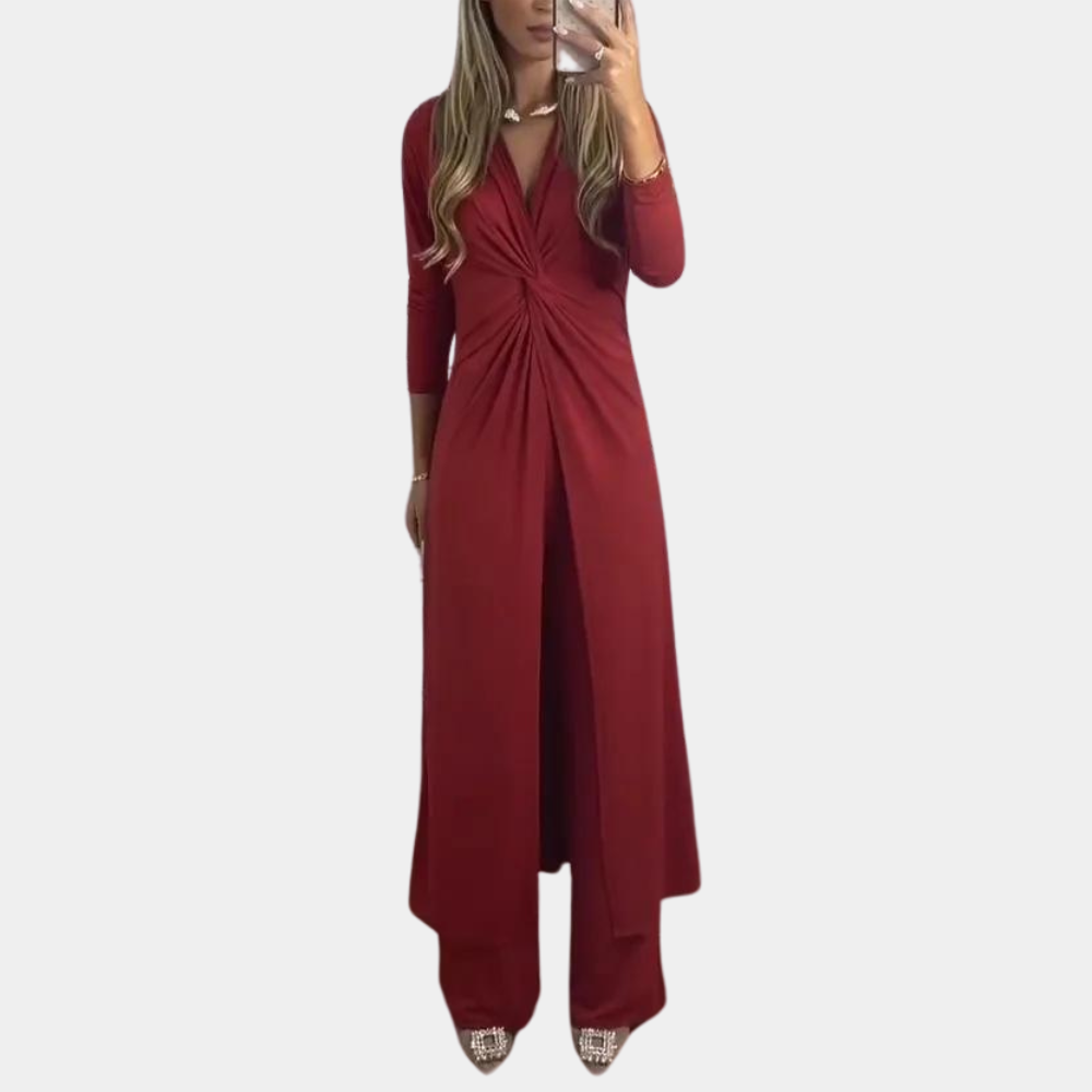 Zomerse Tweedelige Set voor Dames – Luchtig & Trendy Design