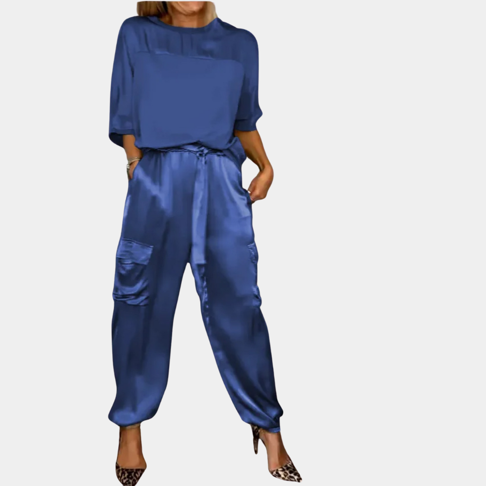 Zomerse tweedelige Dames Set – Trui & Broek