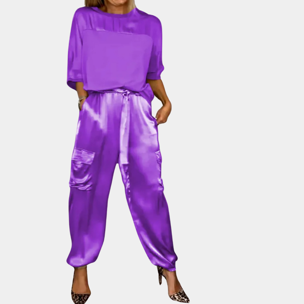Zomerse tweedelige Dames Set – Trui & Broek