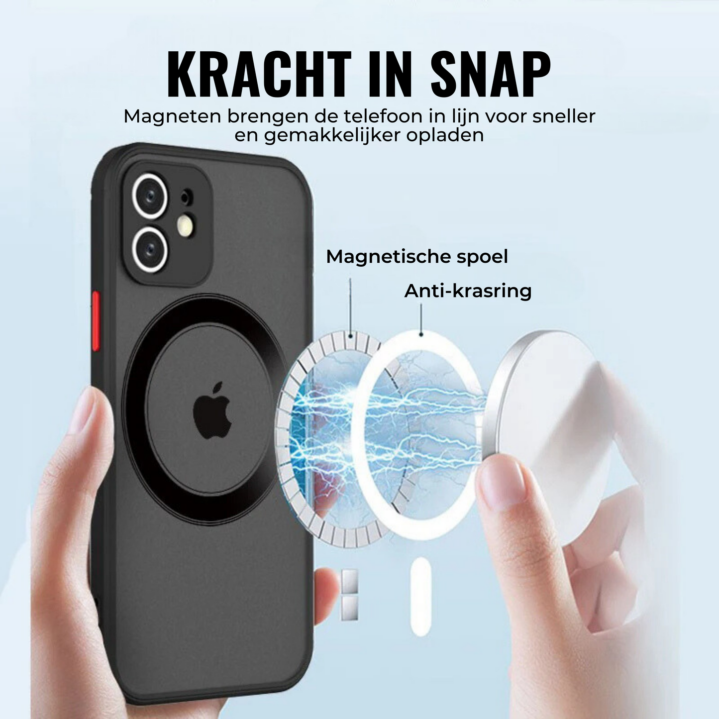 MagSafe Telefoonhoes met Valbescherming en Slank Design