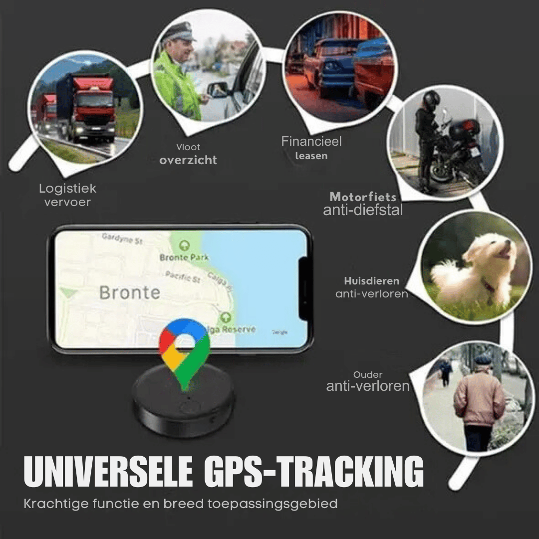 Set van 3 Mini GPS Trackers – Vind Auto, Sleutels & Waardevolle Spullen Direct Terug
