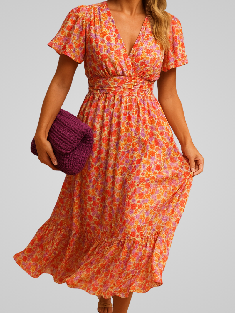 Luchtige maxi zomerjurk dames