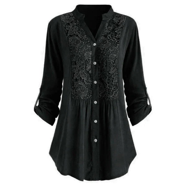 Luchtige Damesblouse – Pofmouwen & Perfect voor de Zomer