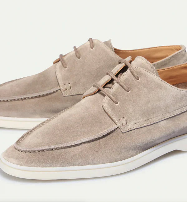 Heren Suède Veterschoenen – Tijdloos, Comfortabel & Verfijnd