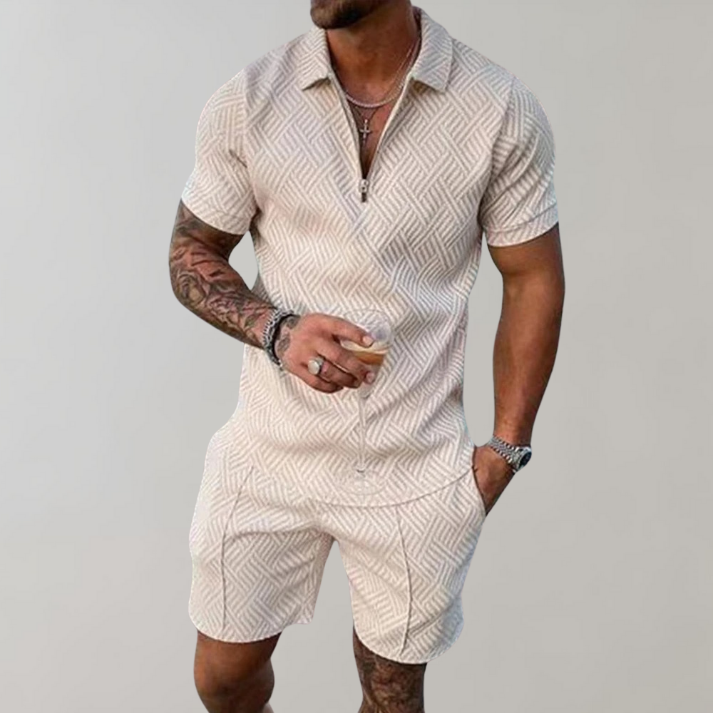 Zomerset voor Heren – Polo Shirt & Korte Broek in Eén Stijlvolle Combinatie