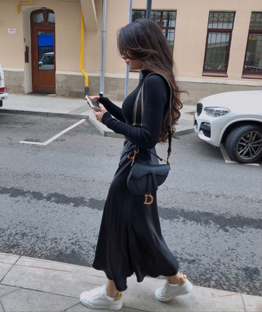 Satijnen Maxi Rok - Elegant & Comfortabel