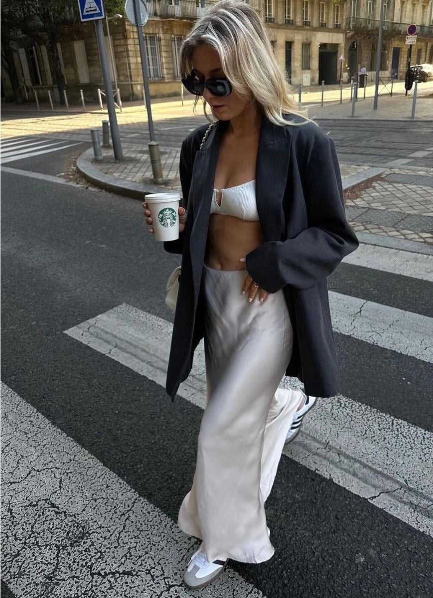 Satijnen Maxi Rok - Elegant & Comfortabel