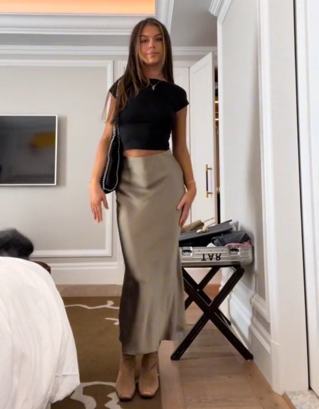 Satijnen Maxi Rok - Elegant & Comfortabel