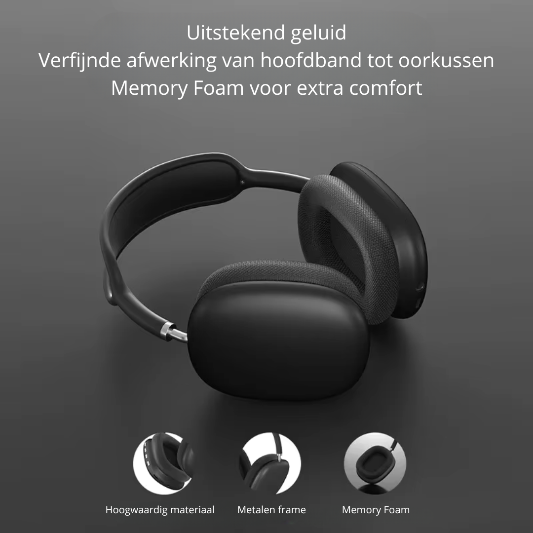 Draadloze Bluetooth Hoofdtelefoon – Comfortabel & Stijlvol