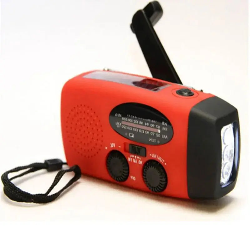 Noodradio met Zaklamp & Powerbank – Voor Nood & Camping