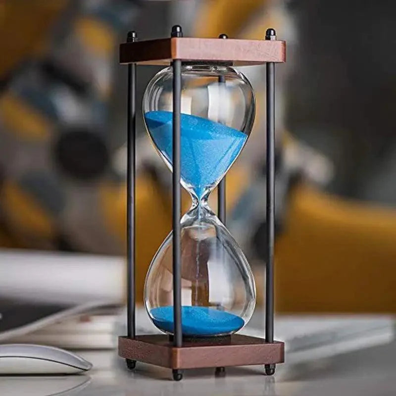 Elegante Zandloper Klok van 60 Minuten – Decoratief en Functioneel