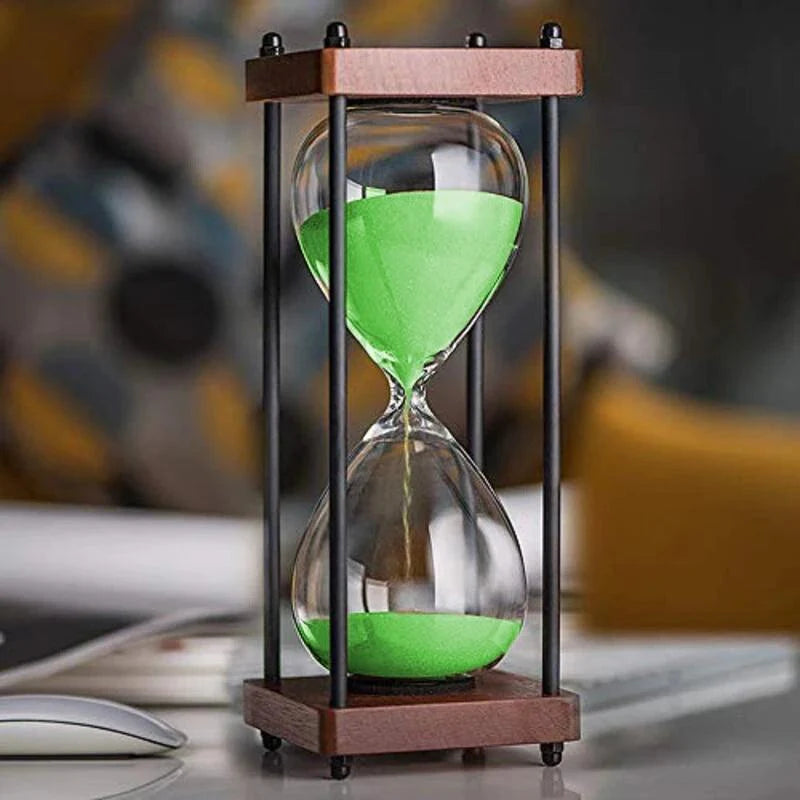 Elegante Zandloper Klok van 60 Minuten – Decoratief en Functioneel