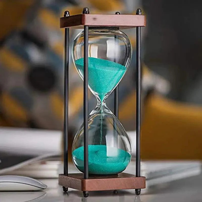 Elegante Zandloper Klok van 60 Minuten – Decoratief en Functioneel