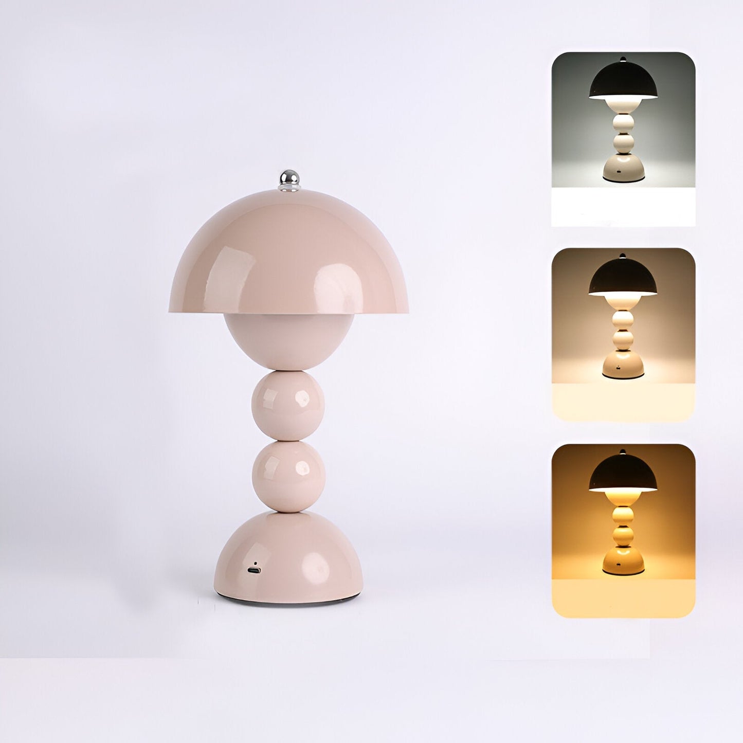 Moderne LED Tafellamp – Draadloos, Draagbaar & Oplaadbaar