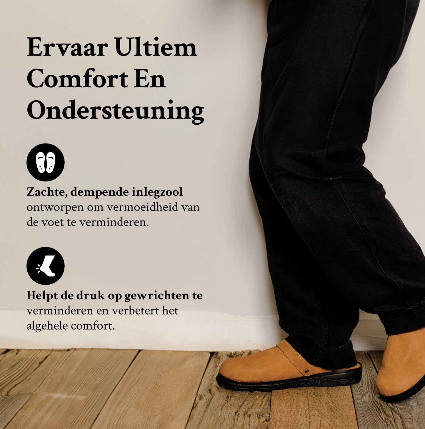 Orthopedische leren instapschoenen voor heren – Comfort & steun bij elke stap